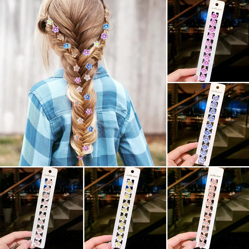 10Pcs/Set Flower Hair Clips Girl Small Mini Cute Flower Hairpins Children Trend Princess Headdress Hair Accessories New Arrival
10Pcs/Set Flower Hair Clips Girl Small Mini Cute Flower Hairpins Children Trend Princess Headdress Hair Accessories New Arrival