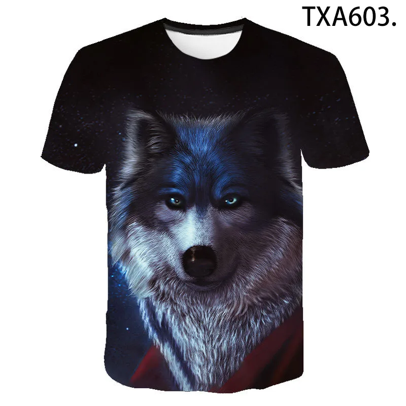 Summer T shirt Men Women Children Streetwear Short Sleeve Tee Cool Animal Casual Dazzling Wolf 3D Print T-shirt Boy Girl Tops
Summer T shirt Men Women Children Streetwear Short Sleeve Tee Cool Animal Casual Dazzling Wolf 3D Print T-shirt Boy Girl Tops