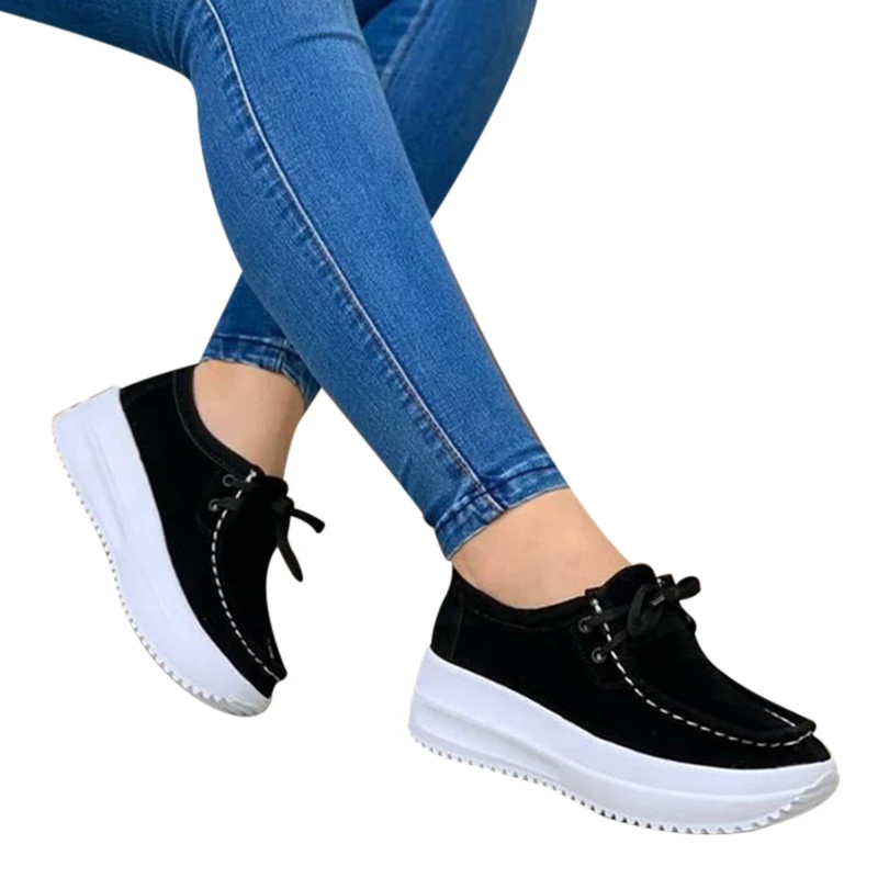 New Lady Sneakers Shoes Breathable Women Thick Bottom Lace Up Shoes Non Slip Casual Shoes For Spring Fall Zapatillas Mujer 2020
New Lady Sneakers Shoes Breathable Women Thick Bottom Lace Up Shoes Non Slip Casual Shoes For Spring Fall Zapatillas Mujer 2020
