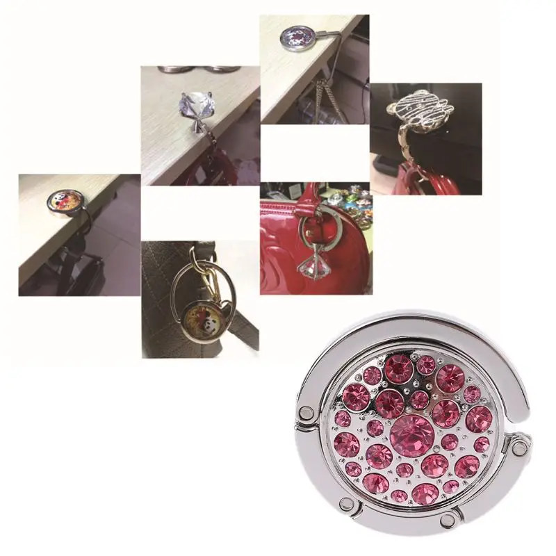 Круглая складная сумка-кошелек, стразы, вешалка для сумки, стол, крючок, сумка-тоут, держатель
Круглая складная сумка-кошелек, стразы, вешалка для сумки, стол, крючок, сумка-тоут, держатель