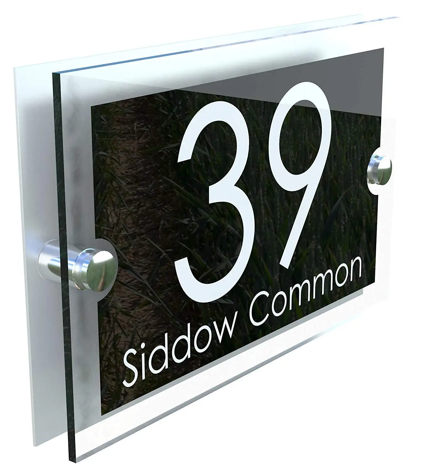 House number Modern acrylic house sign with Black Inset 5 year Genuine Perspex Door sign
House number Modern acrylic house sign with Black Inset 5 year Genuine Perspex Door sign