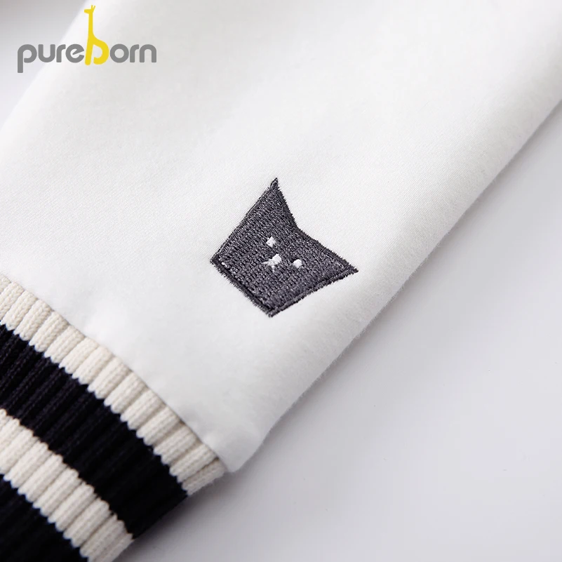 Брюки для девочек Pureborn хлопковые леггинсы в полоску длиной до щиколотки | Мать и