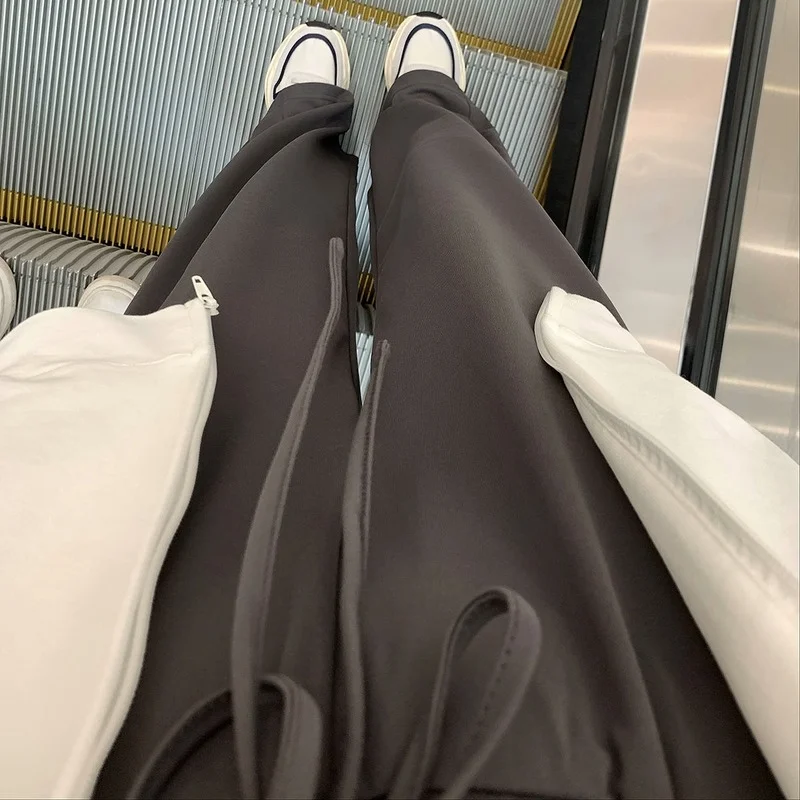 Женские серые спортивные штаны для бега большого размера, Женские Мешковатые джоггеры, спортивные штаны, корейская мода, свободные широкие ...
Женские серые спортивные штаны для бега большого размера, Женские Мешковатые джоггеры, спортивные штаны, корейская мода, свободные широкие ...