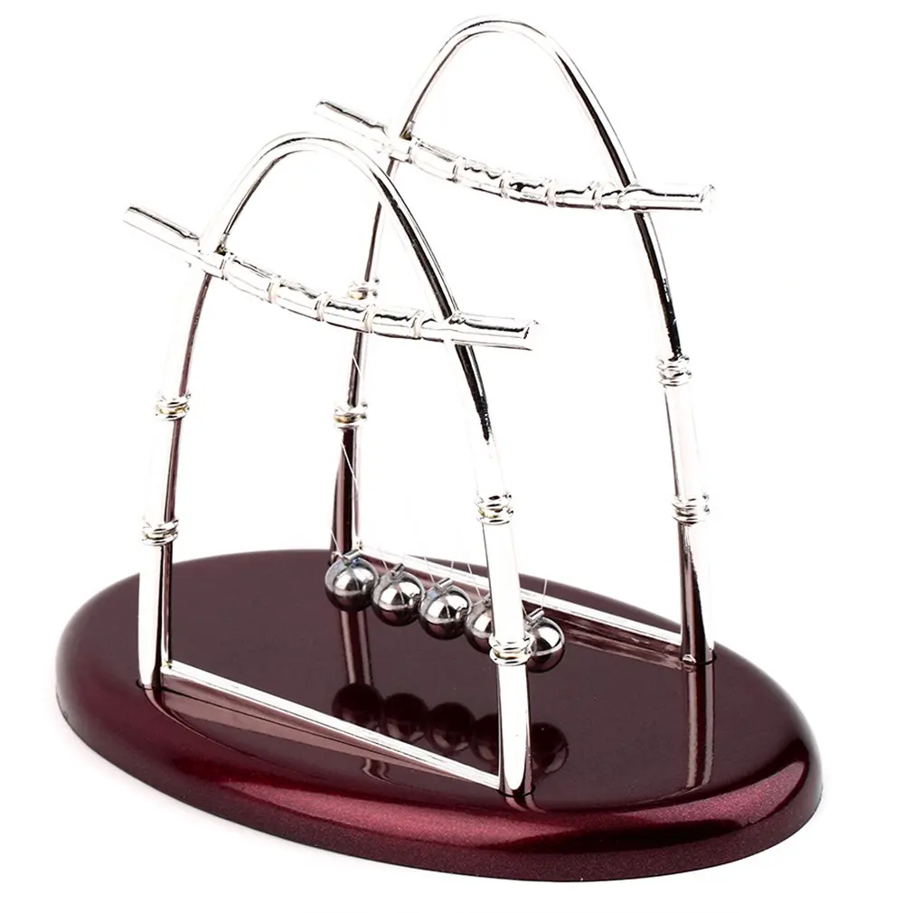 Newton Pendulum Ball Cradle Desk Ornaments Scientific Decompression Physics Pendulum Steel Balance Ball Office Creative Men Gift
Newton Pendulum Ball Cradle Desk Ornaments Scientific Decompression Physics Pendulum Steel Balance Ball Office Creative Men Gift