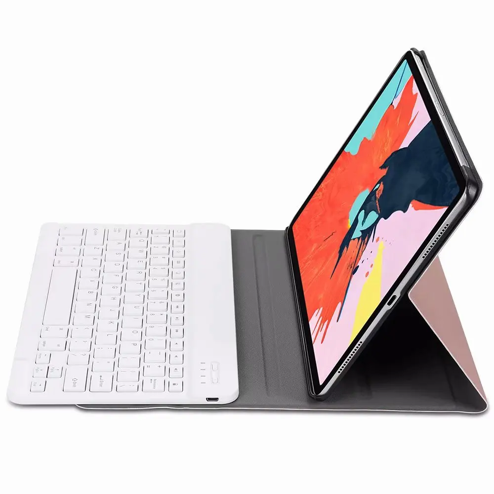 PU Leather Bluetooth Keyboard Case For iPad Pro 11 inch 2018 Auto Sleep/Wake Smart Protective Cover For iPad pro 11 Coque+gift
PU Leather Bluetooth Keyboard Case For iPad Pro 11 inch 2018 Auto Sleep/Wake Smart Protective Cover For iPad pro 11 Coque+gift