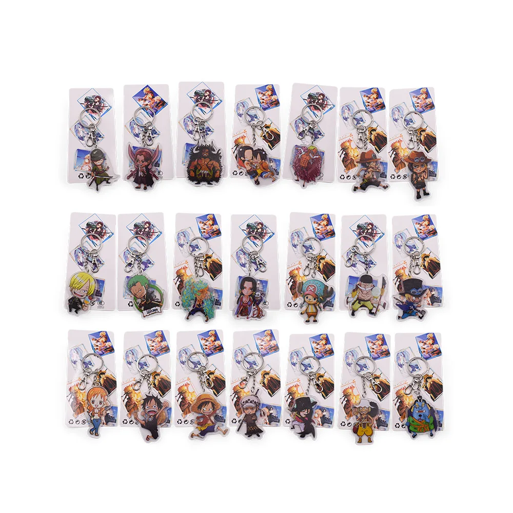 21 Styles Anime One Piece Keychai Shanks Luffy Zoro Ace PVC Action Figure Doll Collectible Model Toy Christmas Gift 
21 Styles Anime One Piece Keychai Shanks Luffy Zoro Ace PVC Action Figure Doll Collectible Model Toy Christmas Gift