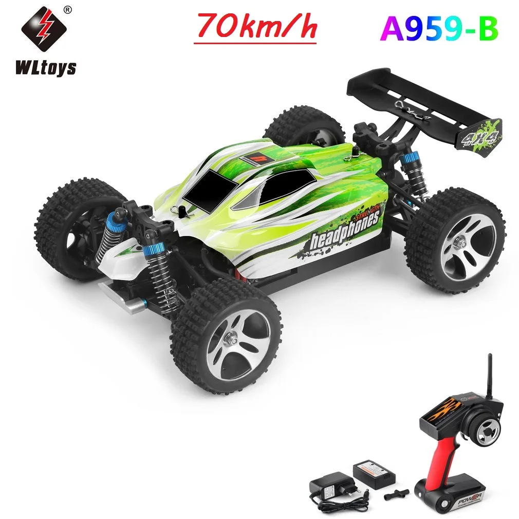 

WLtoys A959-B A959 959-A RC Car 1:18 2.4GHz 4WD Rally Racing Car 70KM/H High Speed Vehicle RC Racing Car for Kids Adults