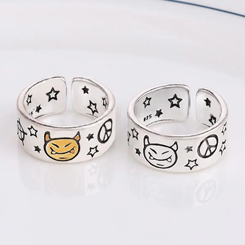 Vintage Cartoon Star Adjustable Rings for Women Girls 2021 New Arrivals Women's Open Ring Female Party Jewelry Accessories Gifts
Vintage Cartoon Star Adjustable Rings for Women Girls 2021 New Arrivals Women's Open Ring Female Party Jewelry Accessories Gifts
