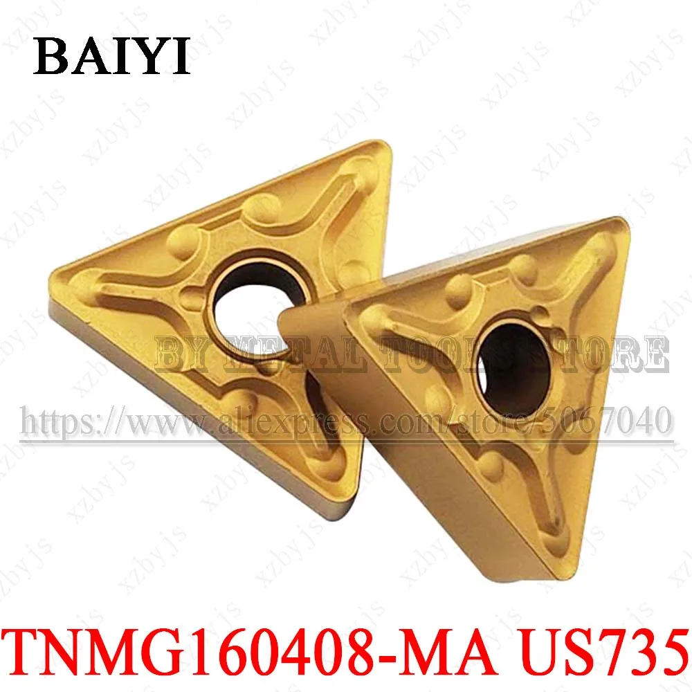 10 шт TNMG160404-MA US735 TNMG331 TNMG160408-MA US735 TNMG332 инструменты для наружной обточки, карбидные вставки, резак, токарный станок TNMG blade
10 шт TNMG160404-MA US735 TNMG331 TNMG160408-MA US735 TNMG332 инструменты для наружной обточки, карбидные вставки, резак, токарный станок TNMG blade
