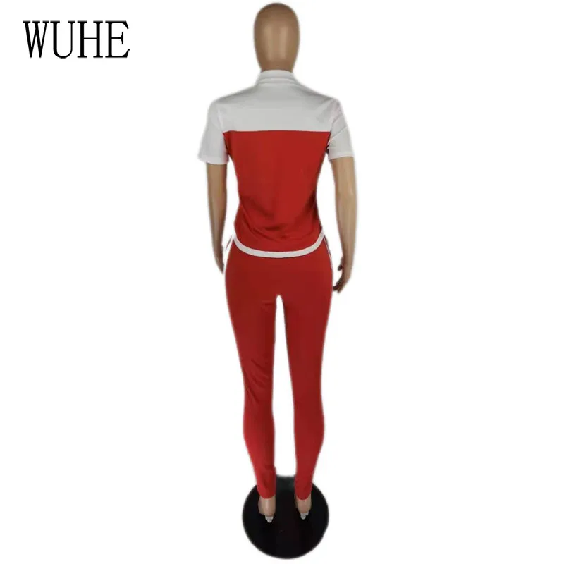WUHE Sports Fitness Two Piece Suits Zipper Up Turn Down Collar Crop Top and Slim Long Pants Summer Women Streetwear Outfits
WUHE Sports Fitness Two Piece Suits Zipper Up Turn Down Collar Crop Top and Slim Long Pants Summer Women Streetwear Outfits