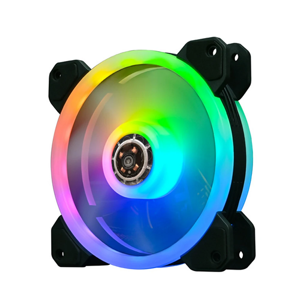 Вентилятор для компьютера IXUR 120 мм с RGB-подсветкой и регулиросветодиодный
