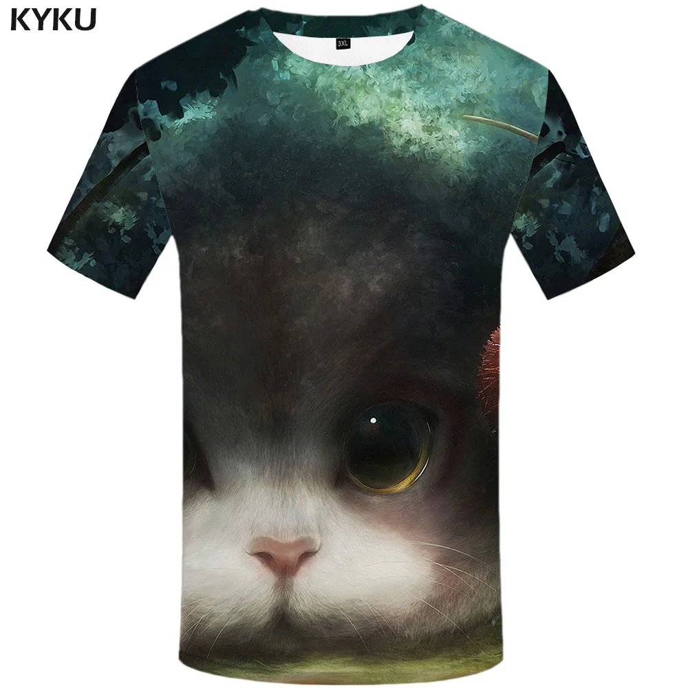 KYKU Brand Cat T-shirt Men Lovely Funny T shirts Forest Shirt Print Street T-shirts 3d Leisure Tshirt Printed Short Sleeve
KYKU Brand Cat T-shirt Men Lovely Funny T shirts Forest Shirt Print Street T-shirts 3d Leisure Tshirt Printed Short Sleeve