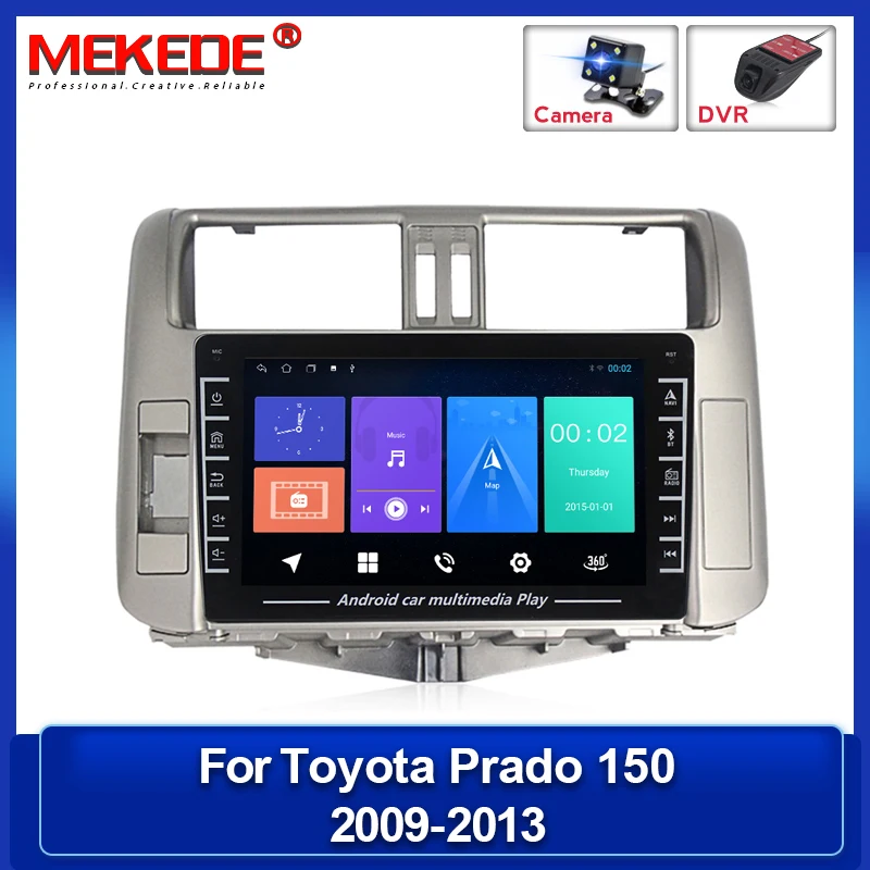 Автомагнитола 2DIN на Android, DVD-плеер для Toyota Land Cruiser Prado 150 2009-2013, GPS-навигация, стерео, Wi-Fi, BT, 2.5D IPS экран
Автомагнитола 2DIN на Android, DVD-плеер для Toyota Land Cruiser Prado 150 2009-2013, GPS-навигация, стерео, Wi-Fi, BT, 2.5D IPS экран