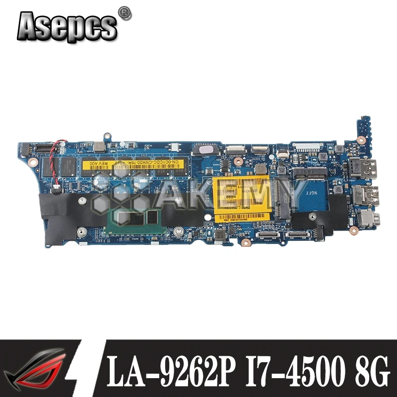 LA-9262P материнская плата для For DELL XPS 12 9Q33 VAZA0 REV: 1 0 I7-4500U 8 Гб RAM тест 100% | Компьютеры и