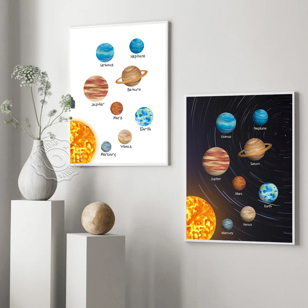 Modern Milky Way Astronomy Simple Art Prints, Nine Planets Science Education Poster, Planet Home Kids Room Creche Art Wall Decor
Modern Milky Way Astronomy Simple Art Prints, Nine Planets Science Education Poster, Planet Home Kids Room Creche Art Wall Decor
