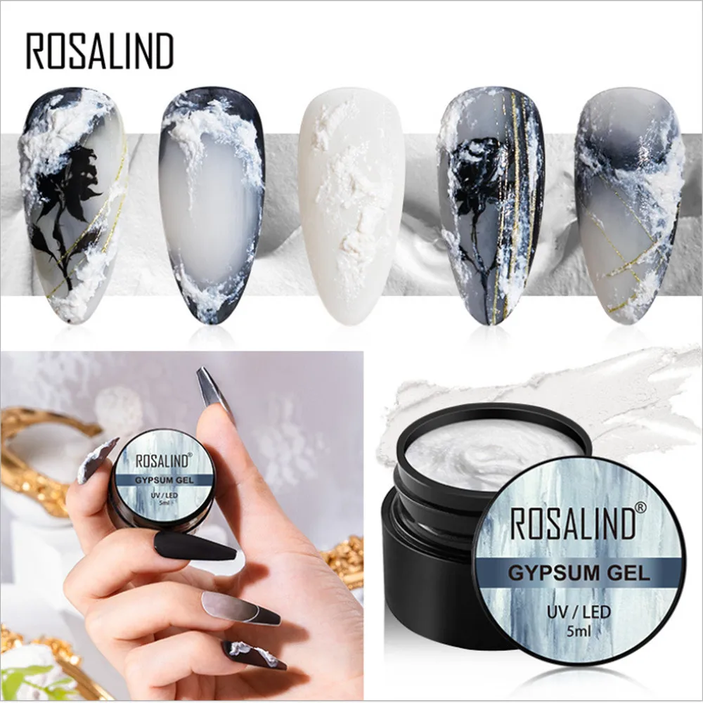 

Nail Gypsum Gel Plaster Carving Builder Gravel Sand Arnish Lacquer Embossed Glue Topcoat 5ml Nails Art Drawing Plate Accessories