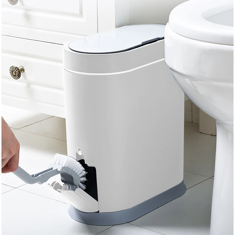 Smart Sensor Trash Can Induction Trash Can With Toilet Brush Bathroom Garbage Recycle Bin Rubbish Box Waste Bin Bathroom Fitting
Smart Sensor Trash Can Induction Trash Can With Toilet Brush Bathroom Garbage Recycle Bin Rubbish Box Waste Bin Bathroom Fitting