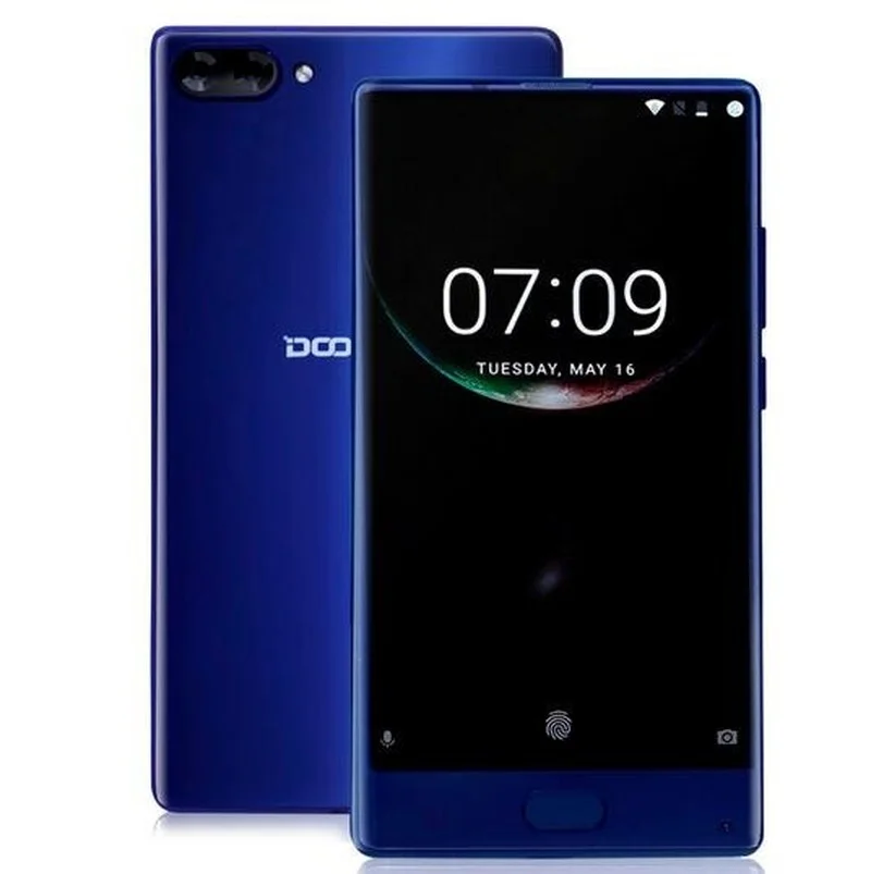DOOGEE Mix смартфон с 5 5-дюймовым дисплеем восьмиядерным процессором Helio P25 ОЗУ 4 Гб ПЗУ