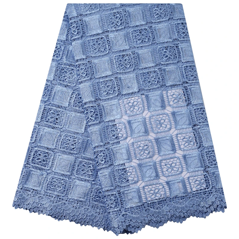 Zhenguiru 2021 Sky Blue Guipure Cord Fabric High Quality African Fabric Mesh Nigeria African Fabric For Women WeddingParty A2201 
Zhenguiru 2021 Sky Blue Guipure Cord Fabric High Quality African Fabric Mesh Nigeria African Fabric For Women WeddingParty A2201