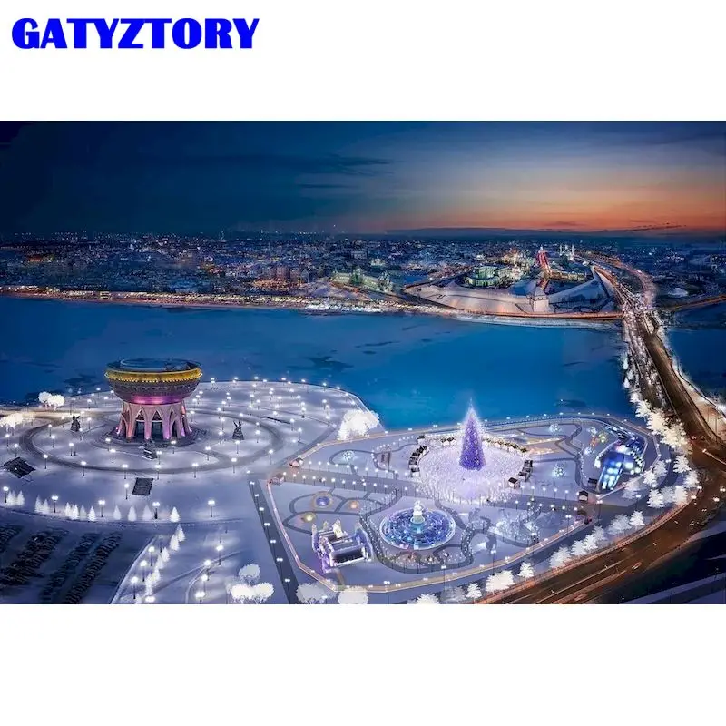GATYZTORY Painting By Numbers Night Landscape Handpainted Home Decoration Pictures By Number City Drawing Canvas Wall Art Gift
GATYZTORY Painting By Numbers Night Landscape Handpainted Home Decoration Pictures By Number City Drawing Canvas Wall Art Gift