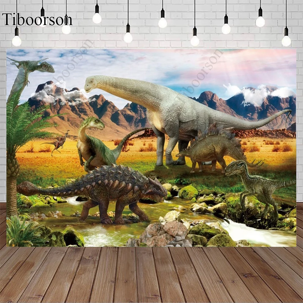 Jurassic World Dinosaur Animal Safari backdrop Computer print children kids background photography Birthday Party Banner
Jurassic World Dinosaur Animal Safari backdrop Computer print children kids background photography Birthday Party Banner