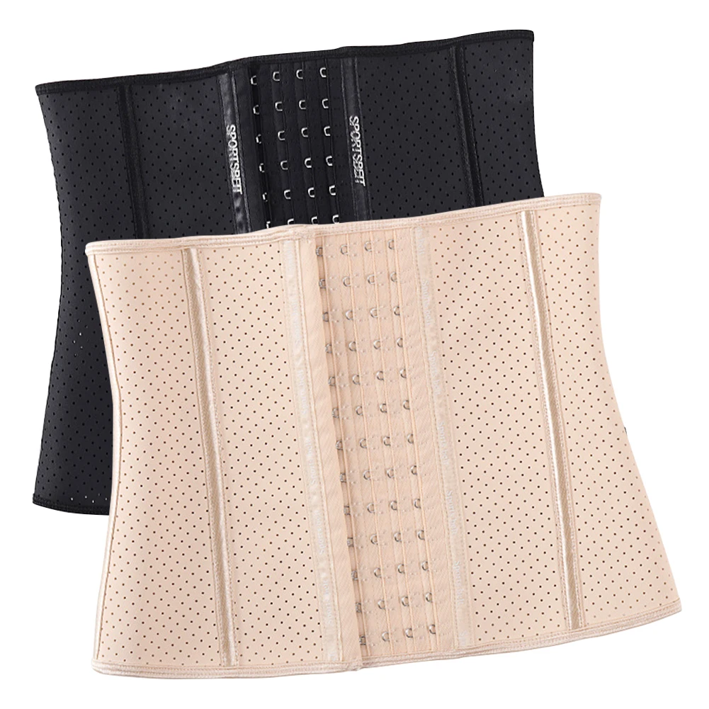 Women Body Shaper With Steel Bones Breathable Back Support Elastic Waist Trainer Corset Cincher Home Gym Slimming Postpartum
Women Body Shaper With Steel Bones Breathable Back Support Elastic Waist Trainer Corset Cincher Home Gym Slimming Postpartum
