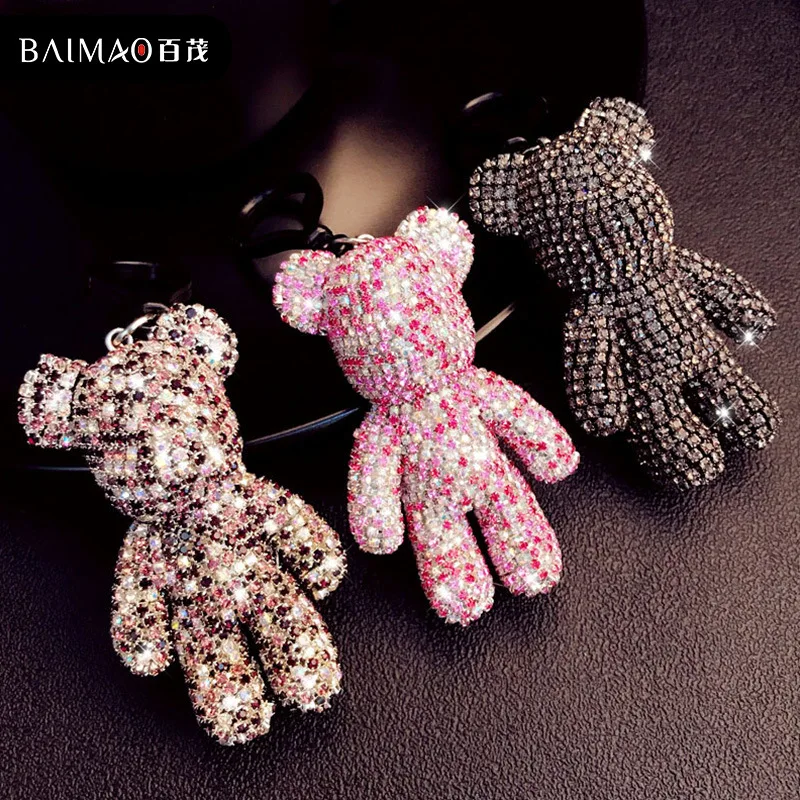 Корейская мода кристалл медведь кукла брелок для мужчин и женщин милый автомобиль брелок сумка Подвеска аниме брелок для девочек
Корейская мода кристалл медведь кукла брелок для мужчин и женщин милый автомобиль брелок сумка Подвеска аниме брелок для девочек