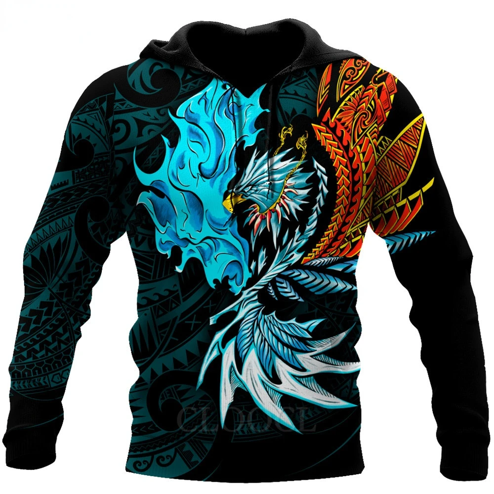 CLOOCL Polynesian Hoodies 3D Graphic Polynesian Tribal Eagle Pattern Hoodie Polyester Sportswear Harajuku Men Clothing
CLOOCL Polynesian Hoodies 3D Graphic Polynesian Tribal Eagle Pattern Hoodie Polyester Sportswear Harajuku Men Clothing