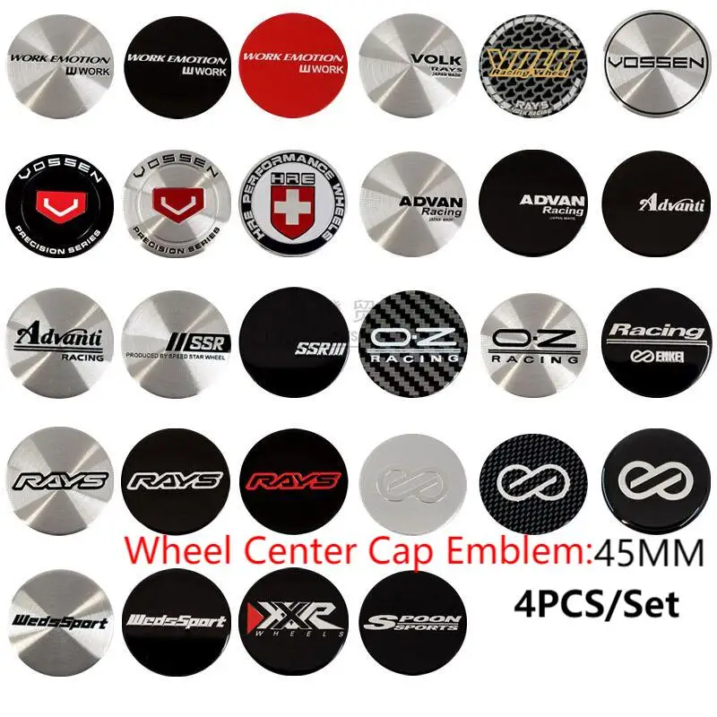4PCS/lot 45MM Car Wheel Center Cap Emblem Sticker For Advanti SSR Racing XXR Spoon OZ RAYS VOLK ADVAN VOSSEN ENKEI HRE 4PCS/lot
4PCS/lot 45MM Car Wheel Center Cap Emblem Sticker For Advanti SSR Racing XXR Spoon OZ RAYS VOLK ADVAN VOSSEN ENKEI HRE 4PCS/lot