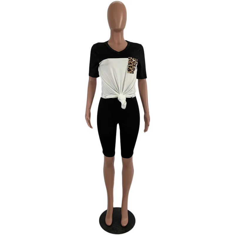 Summer Plus Size 2 Piece Club Outfit Women V Neck Short Sleeve Loose Top+Bodycon Shorts Sweat Suits Casual Two Piece Tracksuit
Summer Plus Size 2 Piece Club Outfit Women V Neck Short Sleeve Loose Top+Bodycon Shorts Sweat Suits Casual Two Piece Tracksuit
