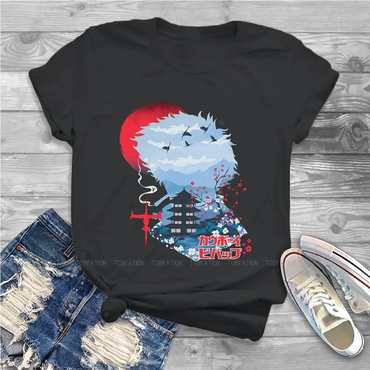 Cowboy Universe Women Clothing Cowboy Bebop Anime Graphic Print Female Tshirts Vintage Loose Tops Tee Kawaii Girls Streetwear
Cowboy Universe Women Clothing Cowboy Bebop Anime Graphic Print Female Tshirts Vintage Loose Tops Tee Kawaii Girls Streetwear