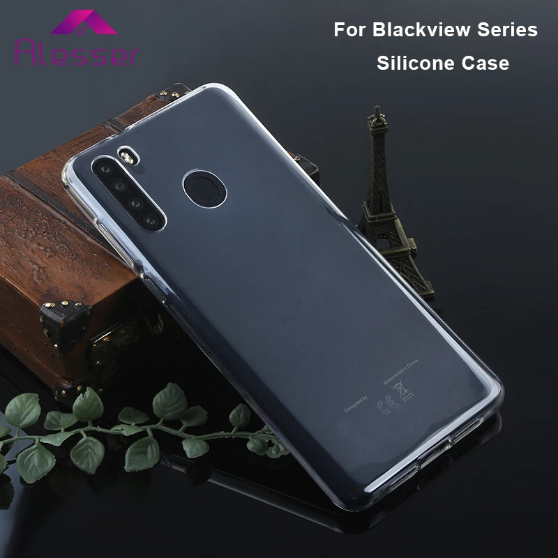 Силиконовый чехол Alesser для BlackView S6 S8 мягкая прозрачная защитная задняя крышка