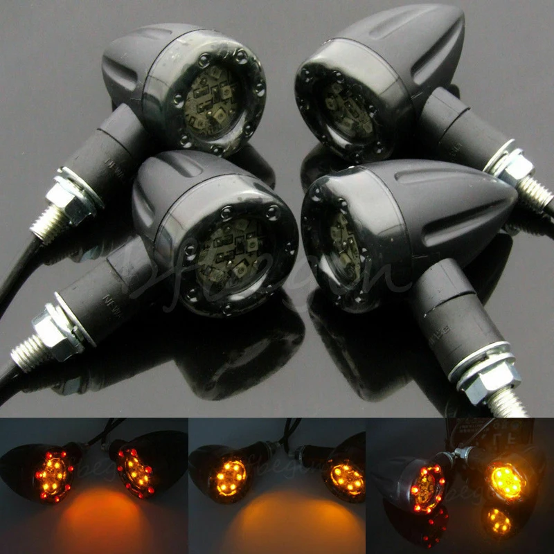 2pcs Universal Motorcycle Bike LED Turn Signal Indicators Universal Blinkers Flashers Indicator Light Quality
2pcs Universal Motorcycle Bike LED Turn Signal Indicators Universal Blinkers Flashers Indicator Light Quality