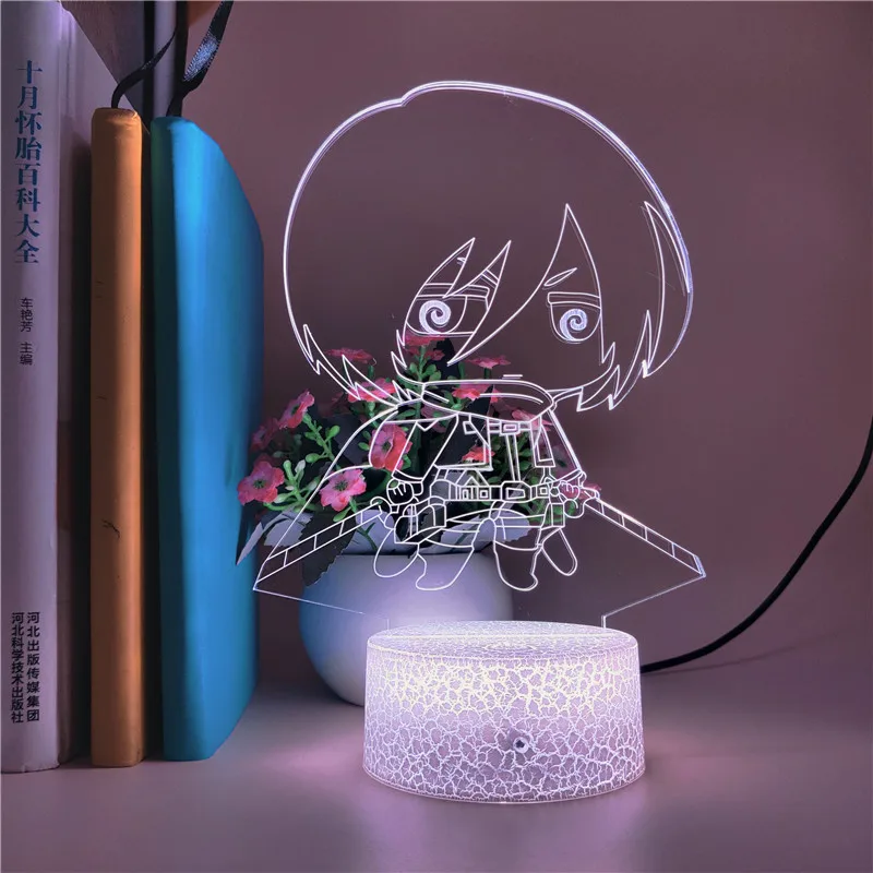 3D Illusion Lamp Anime Night Light Kids Attack on Titan Mikasa Ackerman Nightlight App Control for Bedroom Decor Gift Dropship
3D Illusion Lamp Anime Night Light Kids Attack on Titan Mikasa Ackerman Nightlight App Control for Bedroom Decor Gift Dropship
