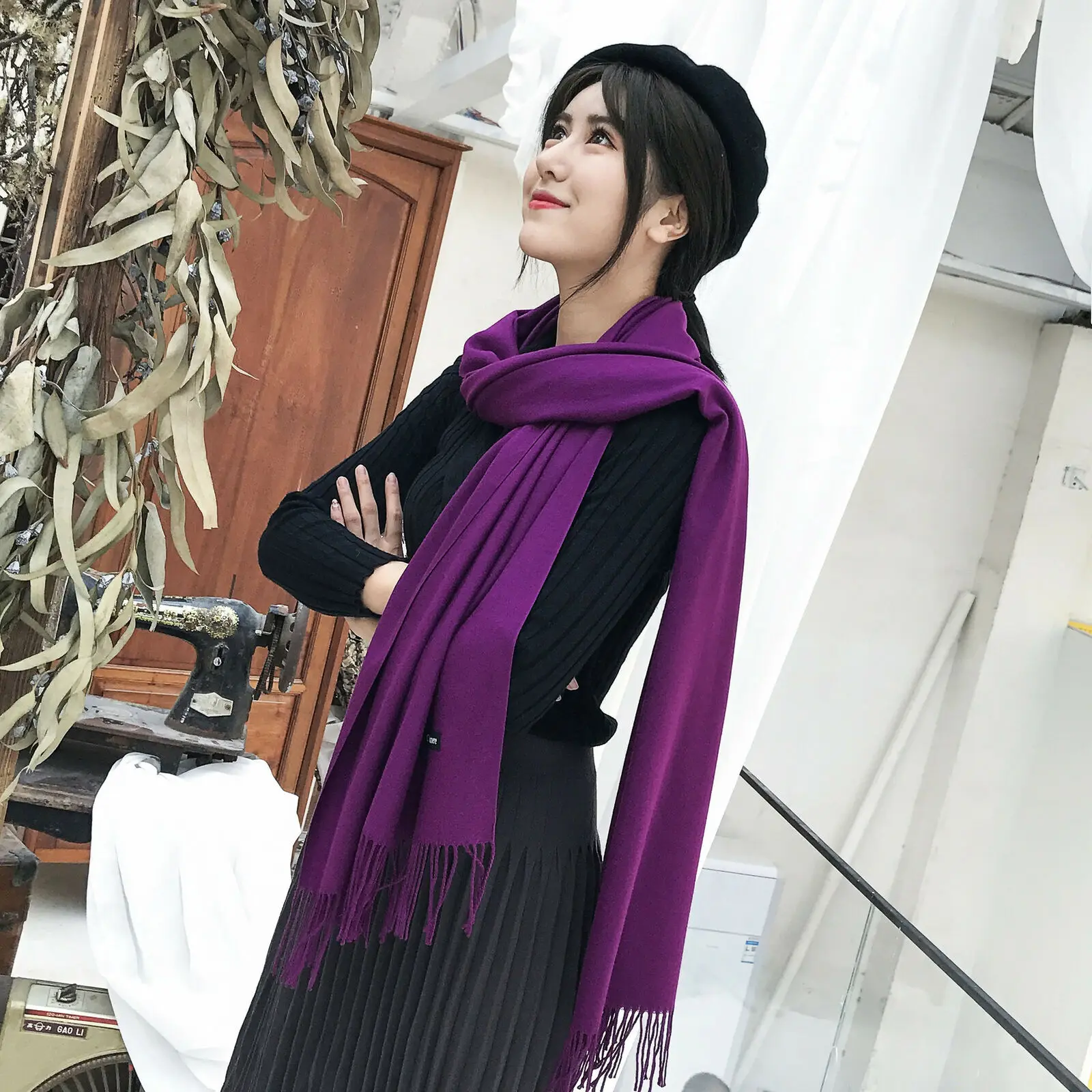 Delicate Women Autumn Winter Scarf Cashmere Solid Color Scarves Warm Shawl 200*70CM
Delicate Women Autumn Winter Scarf Cashmere Solid Color Scarves Warm Shawl 200*70CM