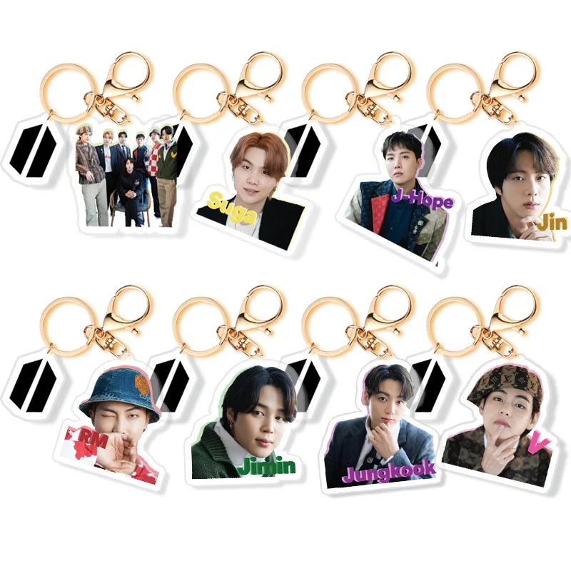Оптовая продажа, акриловый брелок для ключей Kpop Bangtan Boys, 1 шт./компл., новые аксессуары, кольцо для ключей, милый брелок с подвеской, подарки, ко...
Оптовая продажа, акриловый брелок для ключей Kpop Bangtan Boys, 1 шт./компл., новые аксессуары, кольцо для ключей, милый брелок с подвеской, подарки, ко...