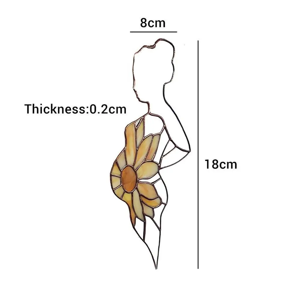 Pregnancy Mother Stained Glass Suncatcher Window Decor Sunflower Pregnant Mom Hanging Decoration Ornament Gift For Mother'S Day
Pregnancy Mother Stained Glass Suncatcher Window Decor Sunflower Pregnant Mom Hanging Decoration Ornament Gift For Mother'S Day