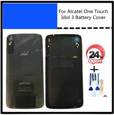 Задняя Батарея Крышка для 5 "чехол Alcatel One Touch Idol 3 OT6045 6045 6045K 6045Y задняя стекло