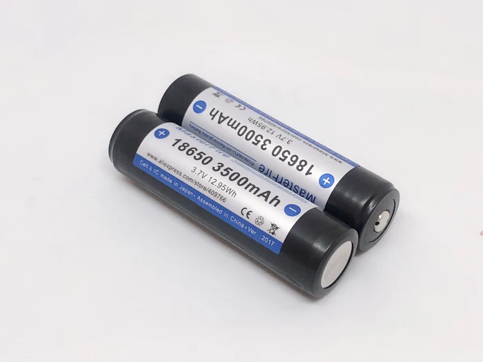 MasterFire Original Protected 18650 3500mAh 3.7V 12.95Wh 10A Rechargeable Battery Lithium Batteries with PCB Made in Japan
MasterFire Original Protected 18650 3500mAh 3.7V 12.95Wh 10A Rechargeable Battery Lithium Batteries with PCB Made in Japan