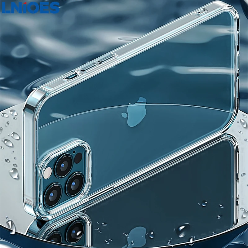 LNIOES for iPhone 12 Glass Case 12 Pro Mini Transparent Tempered Glass Crystal Airbag Shockproof Case for iPhone 12 Pro Max Case
LNIOES for iPhone 12 Glass Case 12 Pro Mini Transparent Tempered Glass Crystal Airbag Shockproof Case for iPhone 12 Pro Max Case