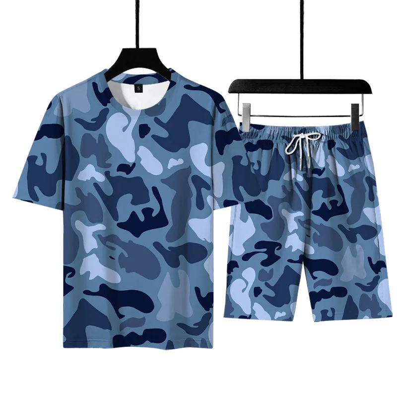 Men Tracksuit Camouflage 3D Print Summer T-Shirt Pants Sport Couple Jogging Sets Home Daily Causal Clothing
Men Tracksuit Camouflage 3D Print Summer T-Shirt Pants Sport Couple Jogging Sets Home Daily Causal Clothing