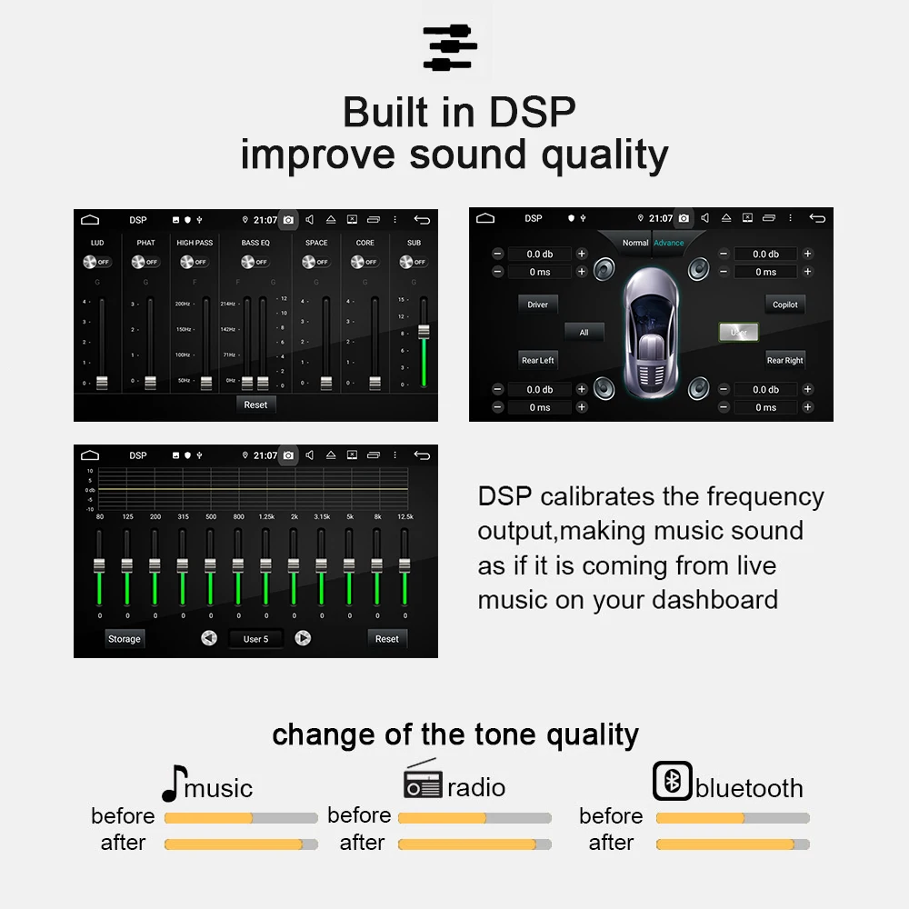 10 1 "DSP TDA7851 Android 9 0 4 Гб ОЗУ 8 ядер 32 ПЗУ автомобильный DVD-плеер GPS карта