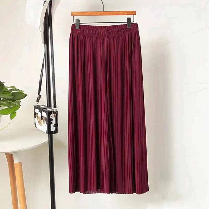 Fold Pleated Pants Trousers For Women Bottoms Summer Casual High Waist Students Wide Leg Pants Female Pantalon Mujer
Fold Pleated Pants Trousers For Women Bottoms Summer Casual High Waist Students Wide Leg Pants Female Pantalon Mujer