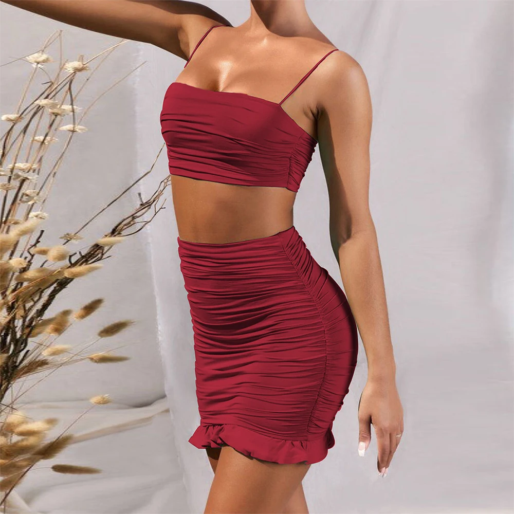 2021 New Ruched Short Summer Dress VD1747 Two Piece Set Ruffles Mini Sexy Bodycon Party Dress
2021 New Ruched Short Summer Dress VD1747 Two Piece Set Ruffles Mini Sexy Bodycon Party Dress