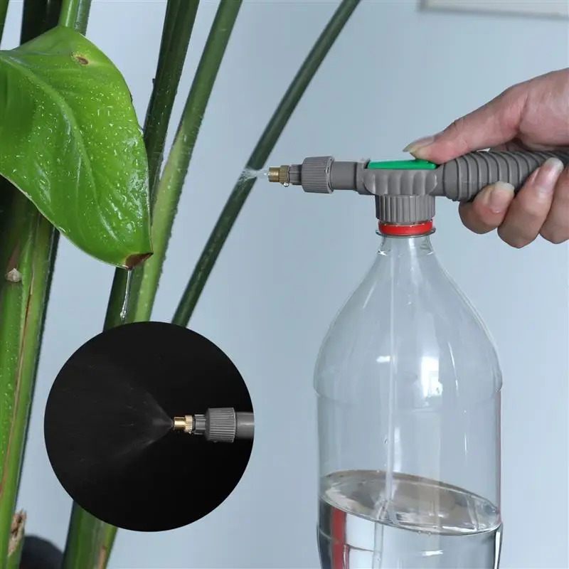 High Pressure Air Pump Manual Sprayer Adjustable Drink Bottle Spray Head Nozzle Garden Watering Tool
High Pressure Air Pump Manual Sprayer Adjustable Drink Bottle Spray Head Nozzle Garden Watering Tool