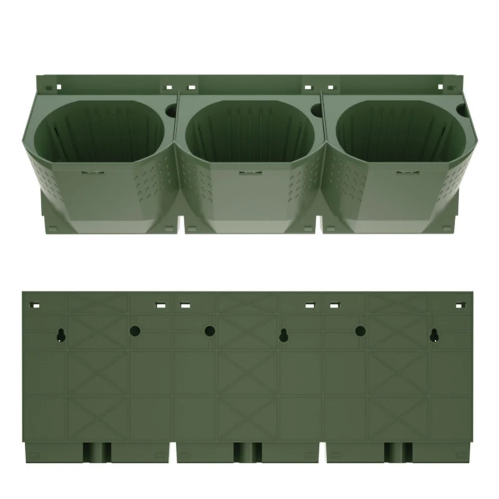 Creative Vertical Wall Planter Garden Wall Mount Pot Living Background Wall for Indoor Outdoor Hall Balcony Garden Mall (Green)
Creative Vertical Wall Planter Garden Wall Mount Pot Living Background Wall for Indoor Outdoor Hall Balcony Garden Mall (Green)