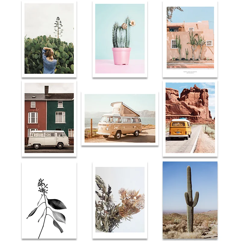 Potted Plant Landscape Cactus Leaves Car Highway Characters Girl Canvas Painting Wall Picture Poster Living Room Home Decoration
Potted Plant Landscape Cactus Leaves Car Highway Characters Girl Canvas Painting Wall Picture Poster Living Room Home Decoration