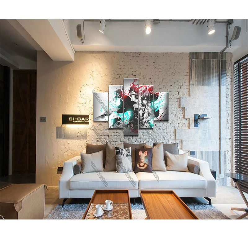 5Pcs Hd Print Canvas Painting Wall Poster Japanese Anime Shokugeki No Soma Characters Picture for Home Rooms Wall Decoration
5Pcs Hd Print Canvas Painting Wall Poster Japanese Anime Shokugeki No Soma Characters Picture for Home Rooms Wall Decoration