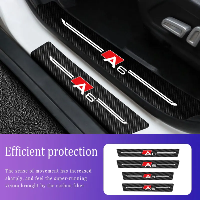 Car Door Threshold Scuff Plate Carbon Fiber Sill Protector Stickers For Audi A6 2006-2011 2012-2020 2021 Anti Scratch Stickers
Car Door Threshold Scuff Plate Carbon Fiber Sill Protector Stickers For Audi A6 2006-2011 2012-2020 2021 Anti Scratch Stickers