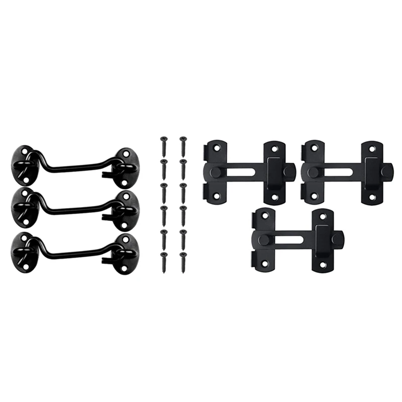 Promotion! 2 Set Stainless Steel Gate Latch Lock Cabin Hook and Eye Barn Door Latch, A & B
Promotion! 2 Set Stainless Steel Gate Latch Lock Cabin Hook and Eye Barn Door Latch, A & B
